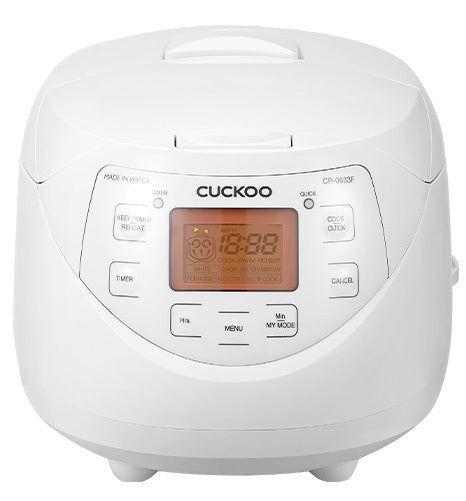 Cuckoo  6-Cup Micom Rice Cooker (CR-0633F) - White - Acceptable