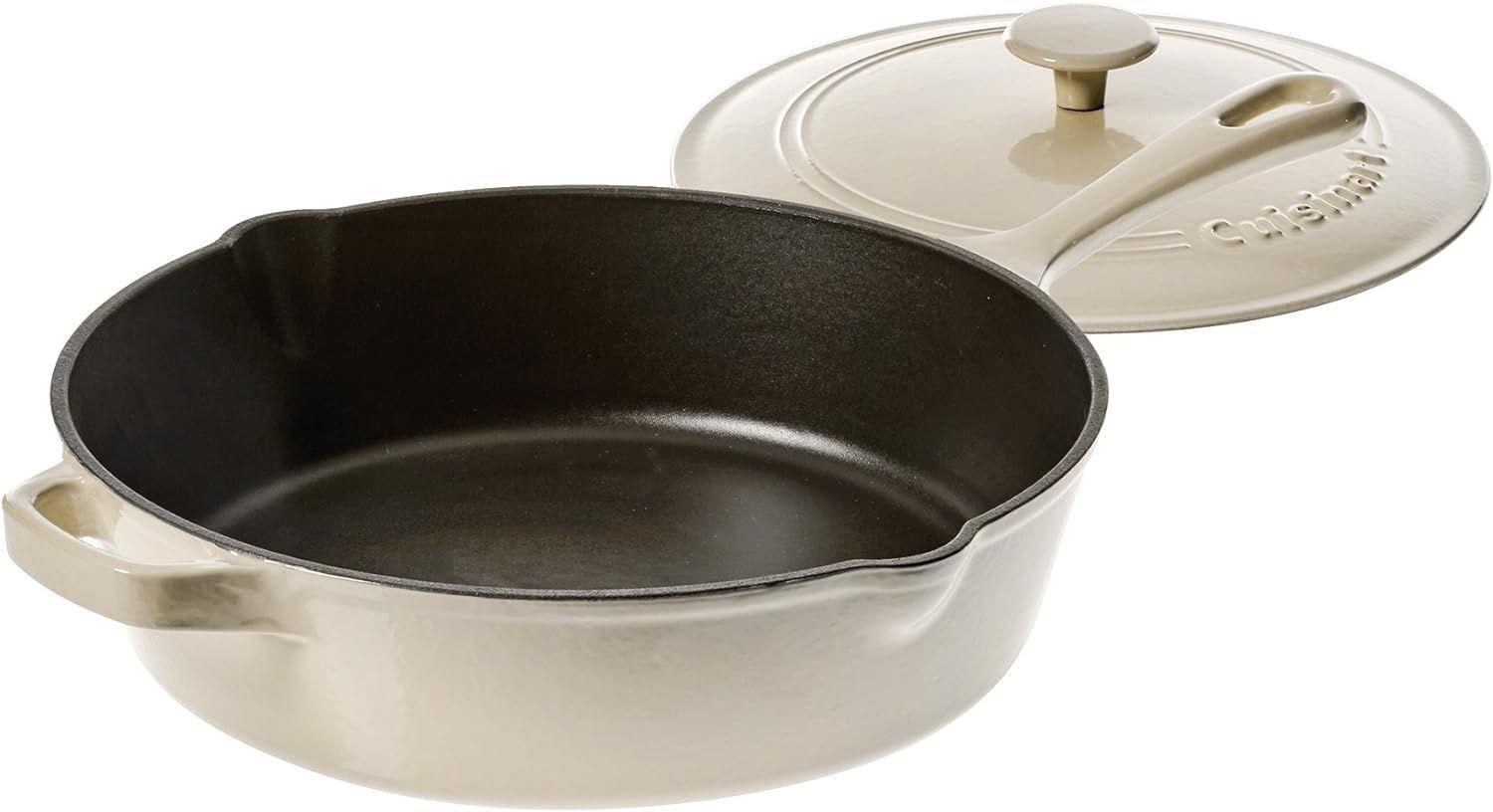 Cuisinart  12" Chicken Fryer Cast Iron CI45-30CW - Cream - Excellent