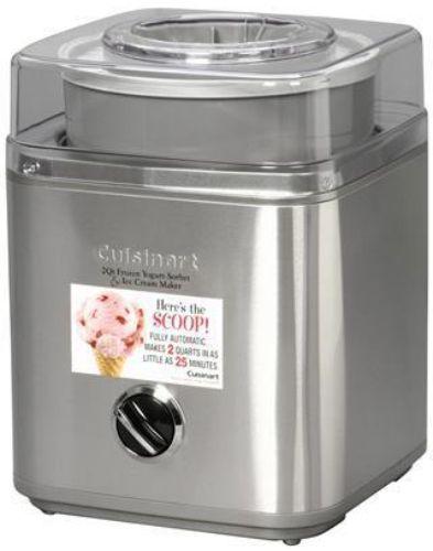 Cuisinart 2 quart Stainless Steel Ice Cream Maker - Whisk