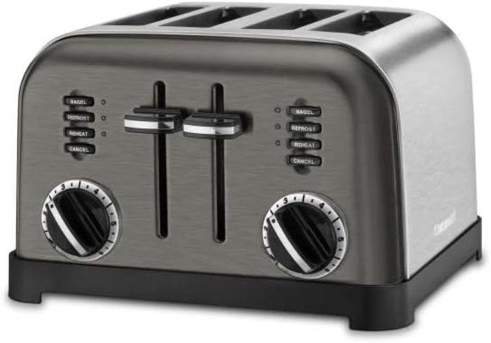 Cuisinart Classic 4-Slice Toaster (CPT-180BKS) - Black/Stainless Steel