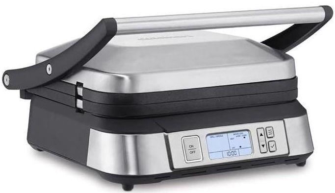Cuisinart  GR-6FR Contact Smoke-Less Mode Griddler - Silver - Excellent