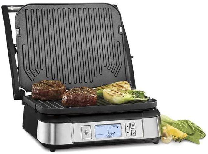 Cuisinart GR-6FR Contact Smoke-Less Mode Griddler - Silver