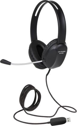 Cyber Acoustics AC-4006 USB Stereo Headset - Black