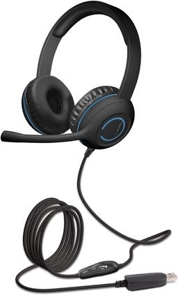 Cyber Acoustics AC-5008 USB Stereo Headset - Black