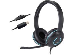 Cyber Acoustics AC-5008 USB Stereo Headset - Black