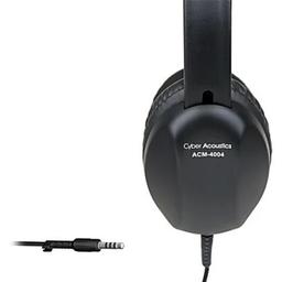 Cyber Acoustics ACM-4004 Stereo Headphones - Black