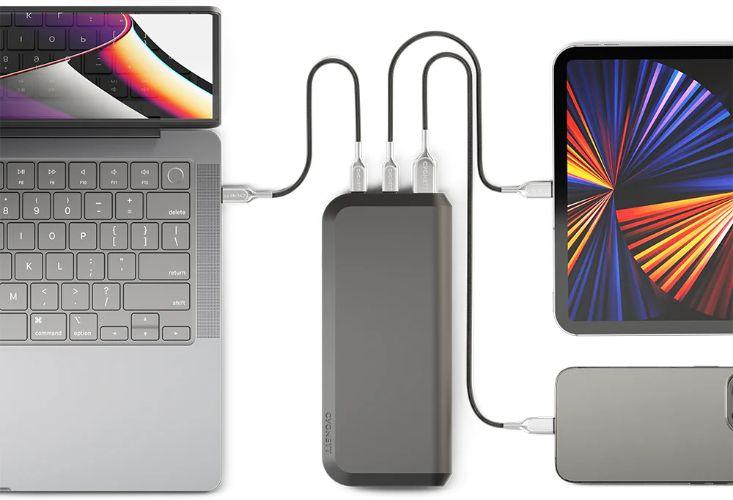 Refurbished Cygnett ChargeUp Pro 25K mAh Laptop Power Bank - Reebelo US