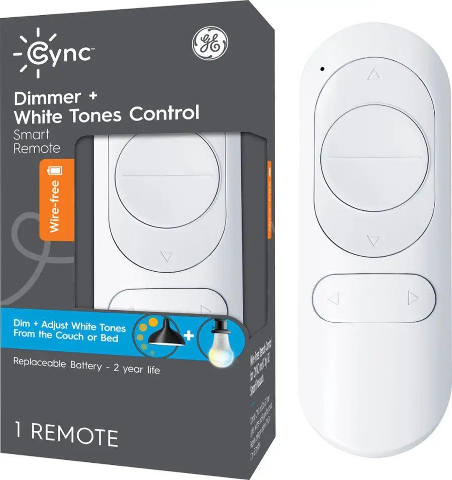 Cync  Smart Dimmer Remote + Tones Control - White - Excellent