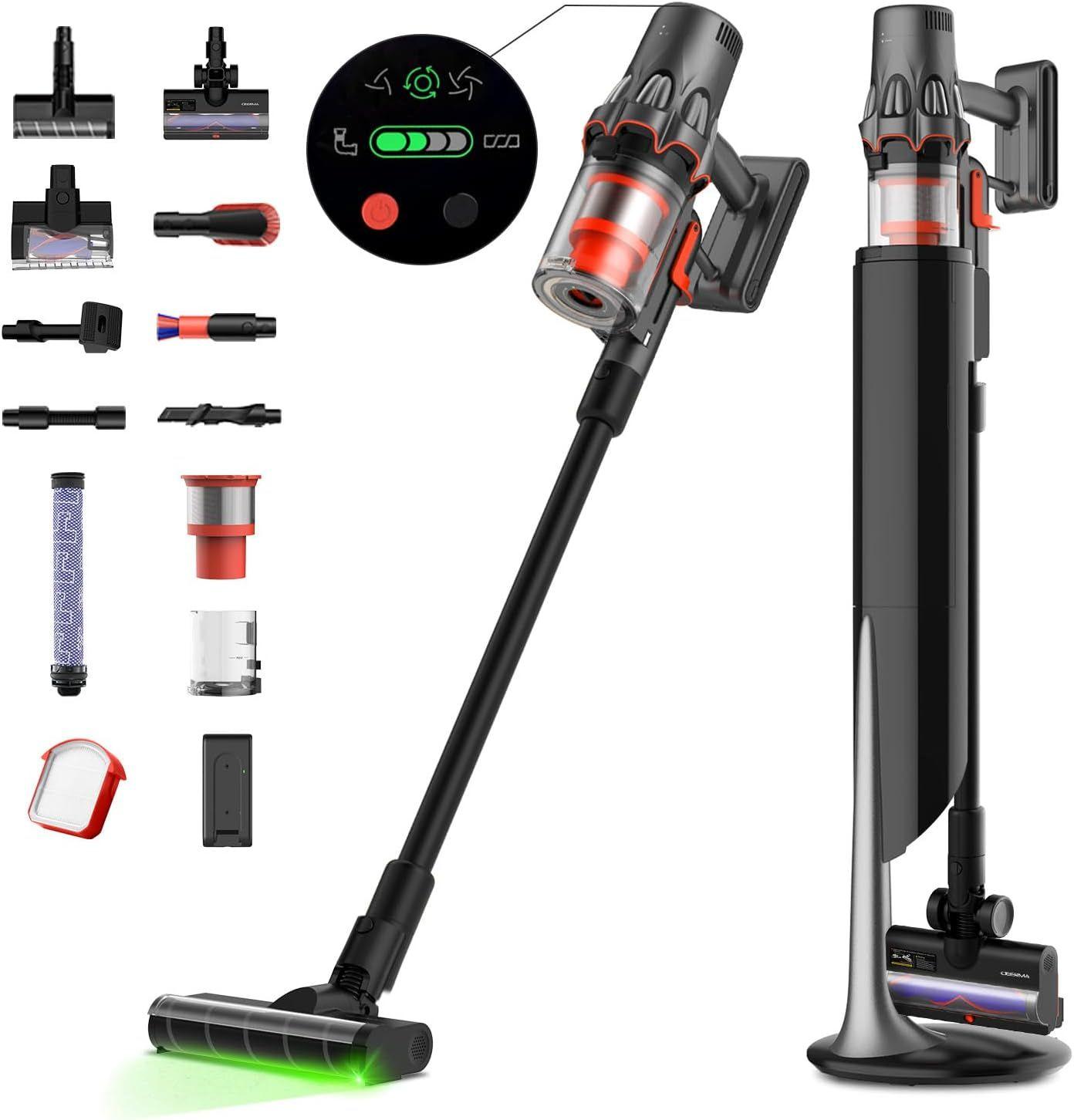Deerma Cordless Vacuum Cleaner DEM-T50Station - Black/Red