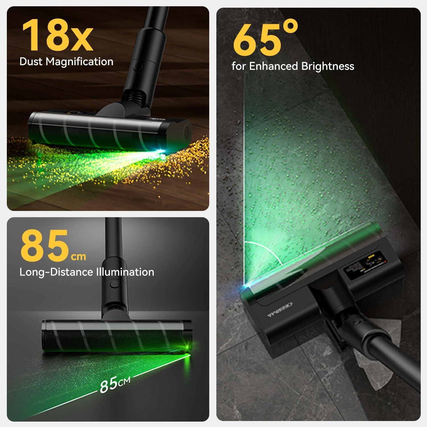 Deerma Cordless Vacuum Cleaner DEM-T50Station - Black/Red