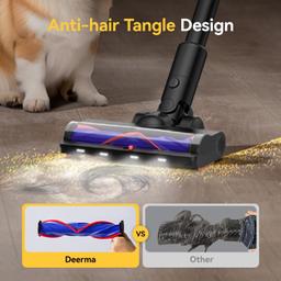 Deerma Cordless Vacuum Cleaner DEM-T50Station - Black/Red