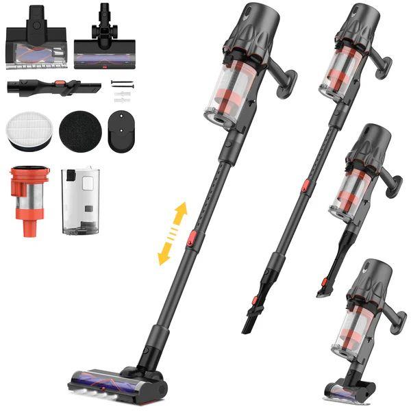 Deerma T30 Cordless Wet & Dry Vacuum Cleaner - Black/Red