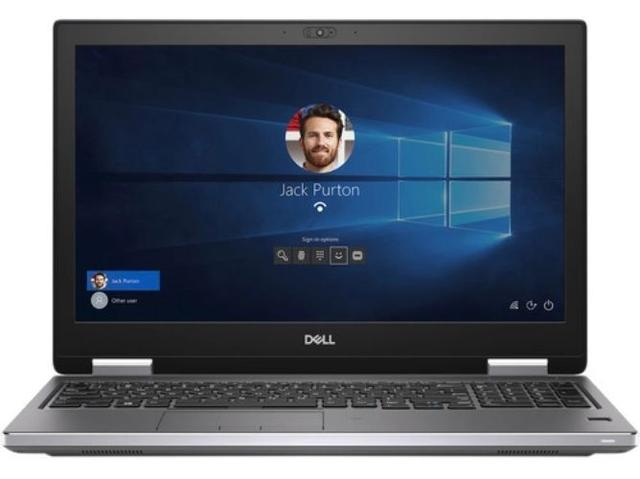 Dell Precision 7540 Mobile Workstation 15.6" Intel Core i7-9850H 4.6GHz in Black in Excellent condition