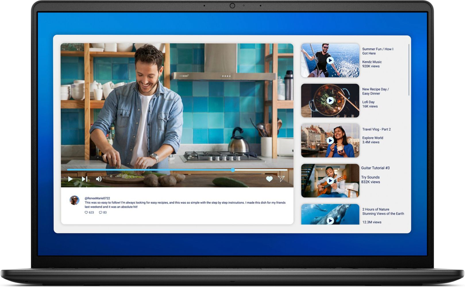 Dell 16 DC16250 Laptop 16" - Carbon Black - Intel Core 7 150U 1.8GHz - 16GB RAM - 1TB