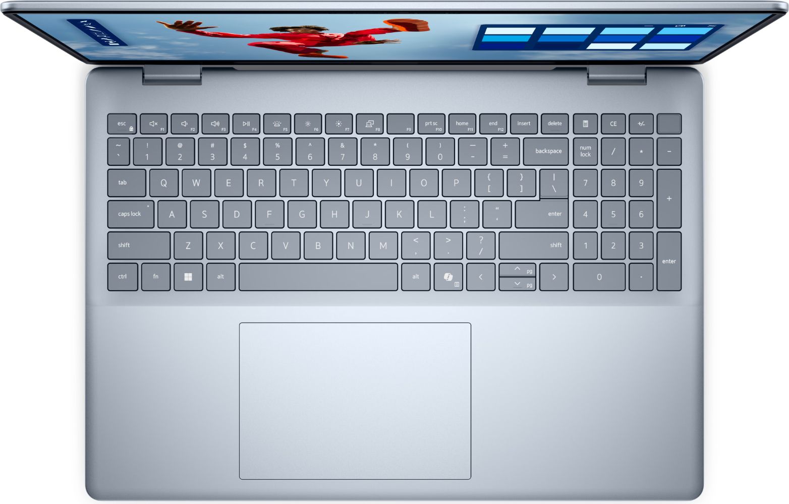 Dell 16 Plus DB16250 Laptop 16"inch - Ice Blue - Intel Core Ultra 9 288V 3.3GHz - 32GB RAM - 1TB