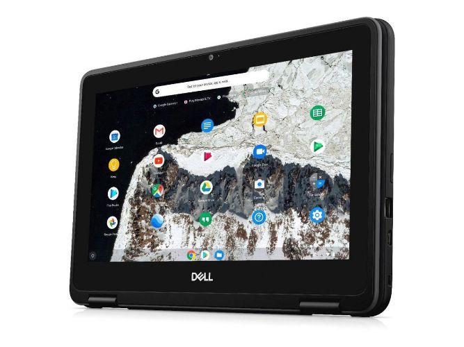 Dell  Chromebook 11 3100 2 in 1 Laptop 11.6" - Intel Celeron N4020 1.10GHz - 32GB - Black - 4GB RAM - 11.6 Inch - Good
