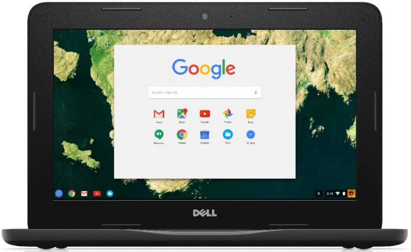 Dell Chromebook 11 3180 Laptop 11.6" - Black - Intel Celeron N3060 1.6GHz - 4GB RAM - 16GB