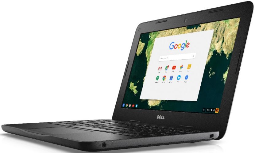 Dell Chromebook 11 3180 Laptop 11.6" - Black - Intel Celeron N3060 1.6GHz - 4GB RAM - 16GB