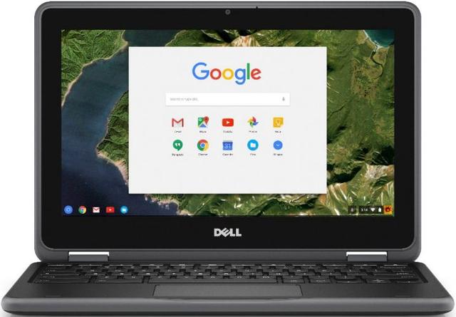 Dell Chromebook 11 3189 2-in-1 Laptop 11.6" Intel Celeron N3060 1.6GHz in Black in Excellent condition