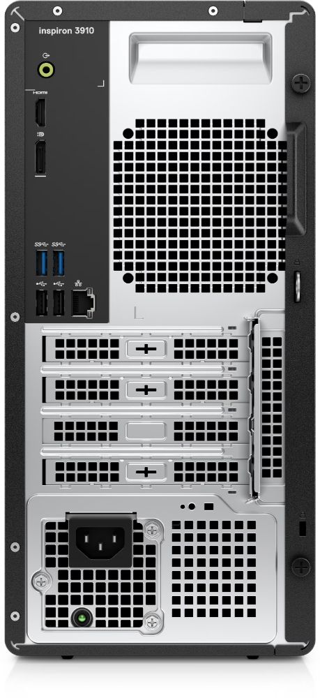 Dell Inspiron 3910 Desktop Computer - Intel® Core™ i5-12400 2.5GHz - 256GB - Black & Mist Blue - 12GB RAM