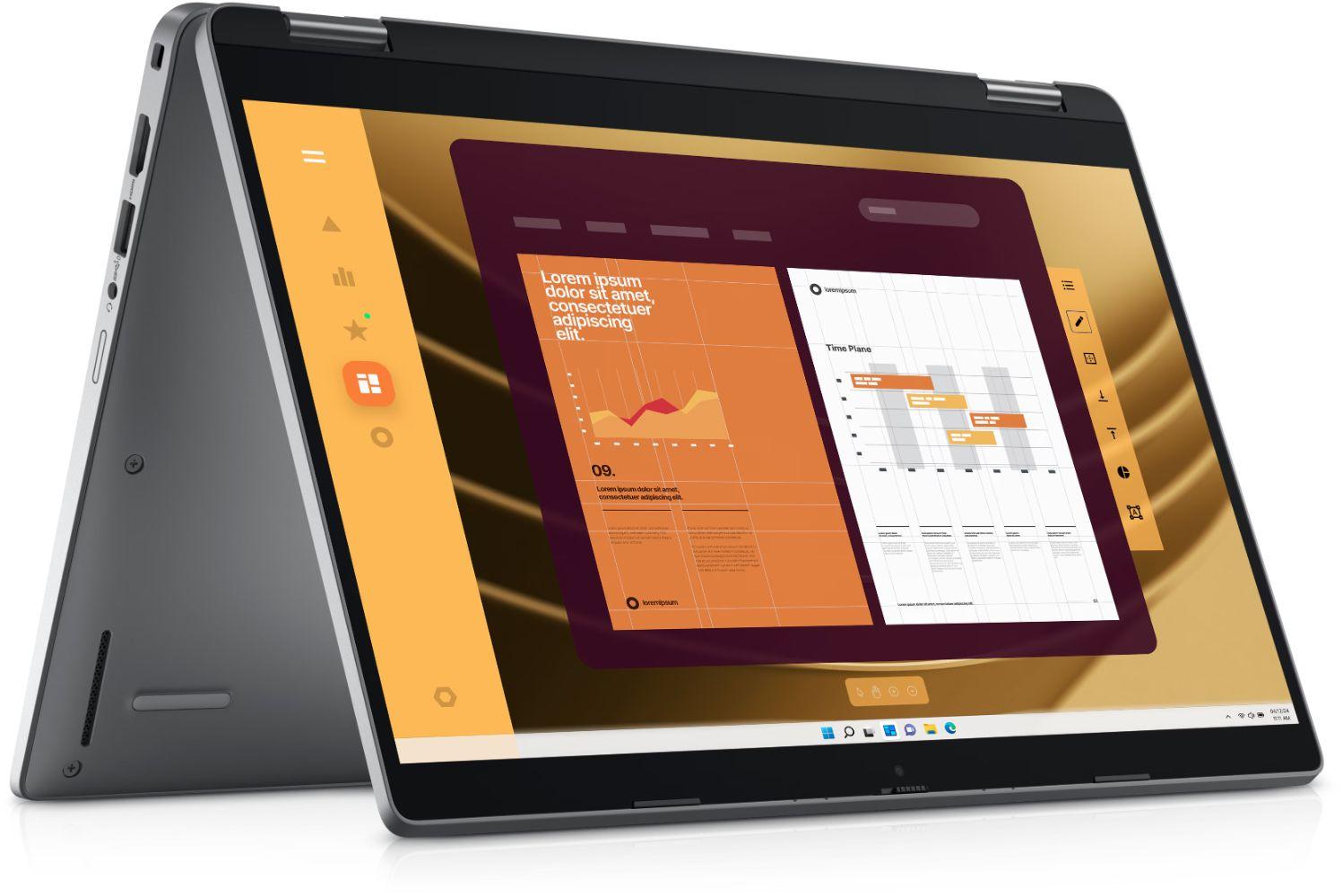 Dell Latitude 13 5350 2-in-1 Laptop 13.3" - Titan Gray Satin - Intel Core Ultra 5 135U 1.6GHz - 16GB RAM - 256GB