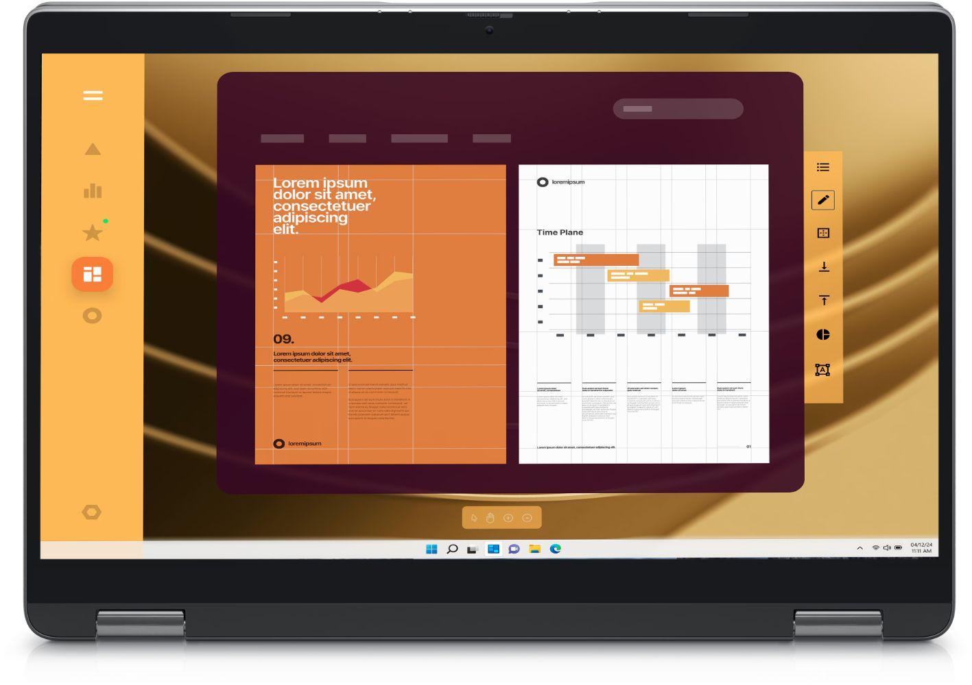 Dell Latitude 13 5350 2-in-1 Laptop 13.3" - Titan Gray Satin - Intel Core Ultra 5 135U 1.6GHz - 16GB RAM - 256GB