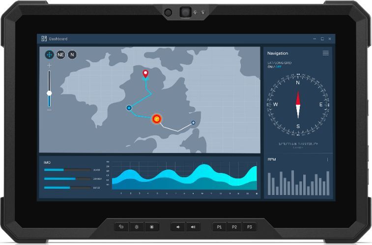 Dell Latitude 7220 Rugged Extreme Tablet 11.6" - 256GB - WiFi - Intel Core i5-8365U 1.6GHz - 8GB RAM - Black