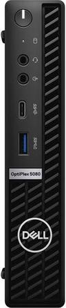 Dell OptiPlex 5080 MFF Desktop Computer - Intel Core i5-10500T 2.3GHz - 256GB - Black - 16GB RAM