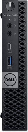 Dell Optiplex 7070 MFF - Intel Core i5-9500T 2.2GHz - 256GB - Black - 16GB RAM