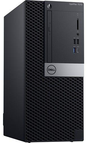 Dell  OptiPlex 7070 Tower Desktop - Intel Core i5-9500 3.0GHz - 256GB - Black - 16GB RAM - Excellent