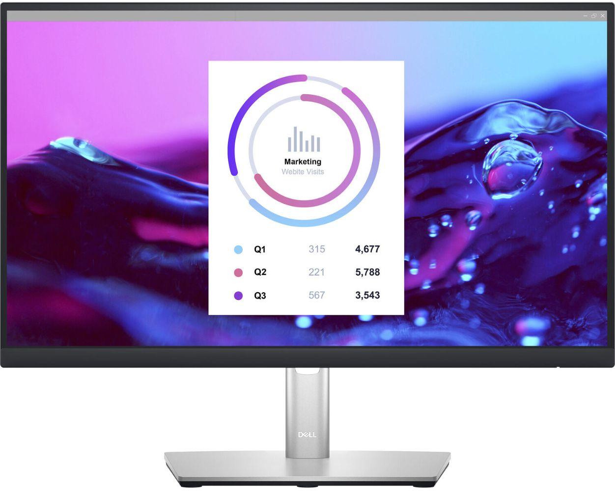 Dell  P2223HC USB-C Monitor 22" - Black/Silver - Excellent