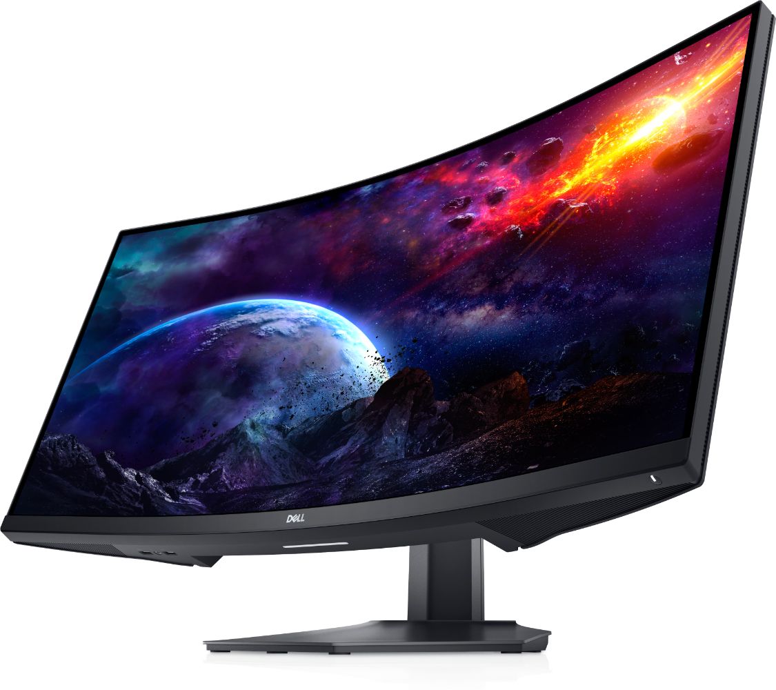 Dell S3422DWG 34 Curved Gaming Monitor 34"inch - Gray - 34 Inch