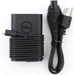 Dell USB-C 65 W AC Adapter with Power Cord (US) - Black