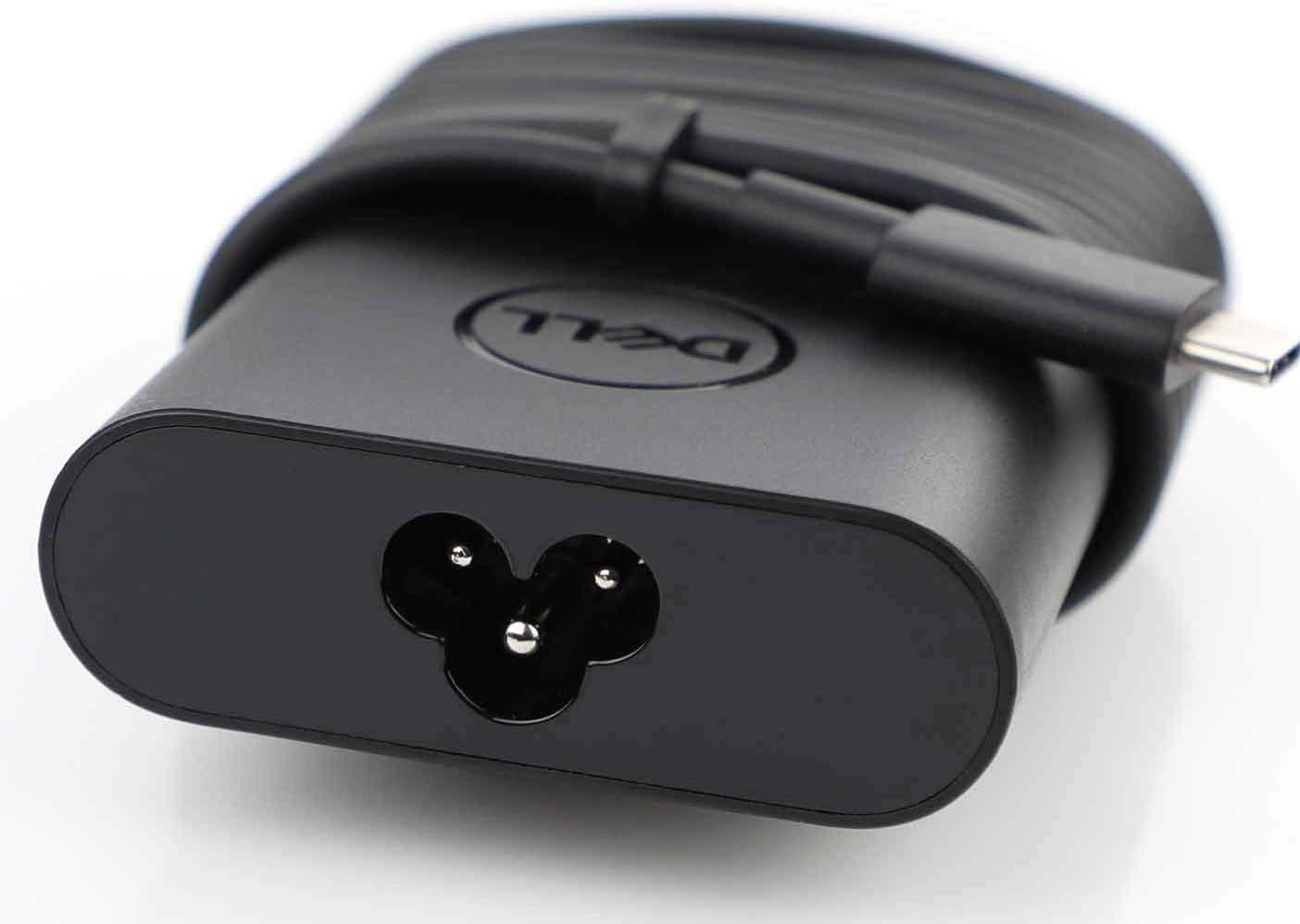 Dell USB-C 65 W AC Adapter with Power Cord (US) - Black