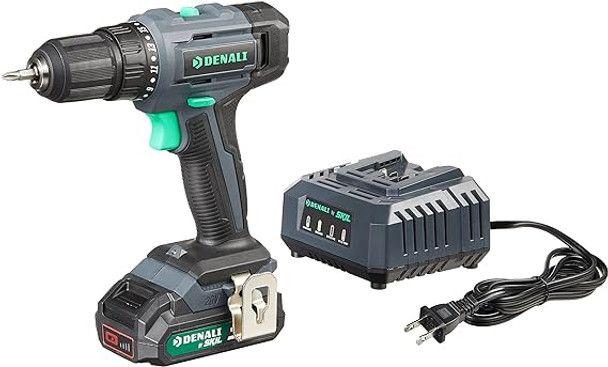 Denali  by SKIL 20V Cordless Drill Driver Kit 2.0Ah Battery - Blue - Excellent