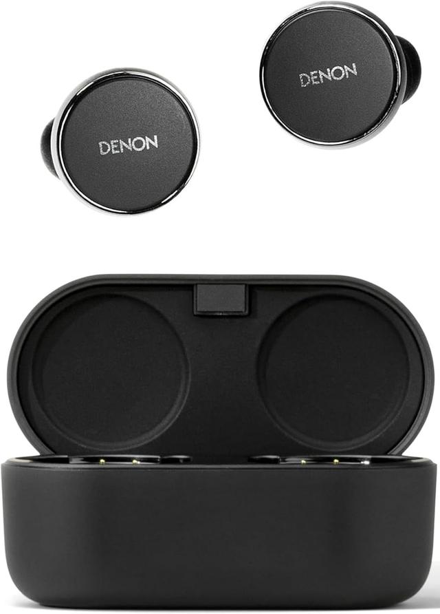 Denon Perl Pro True Wireless Earbuds in Black in Excellent condition