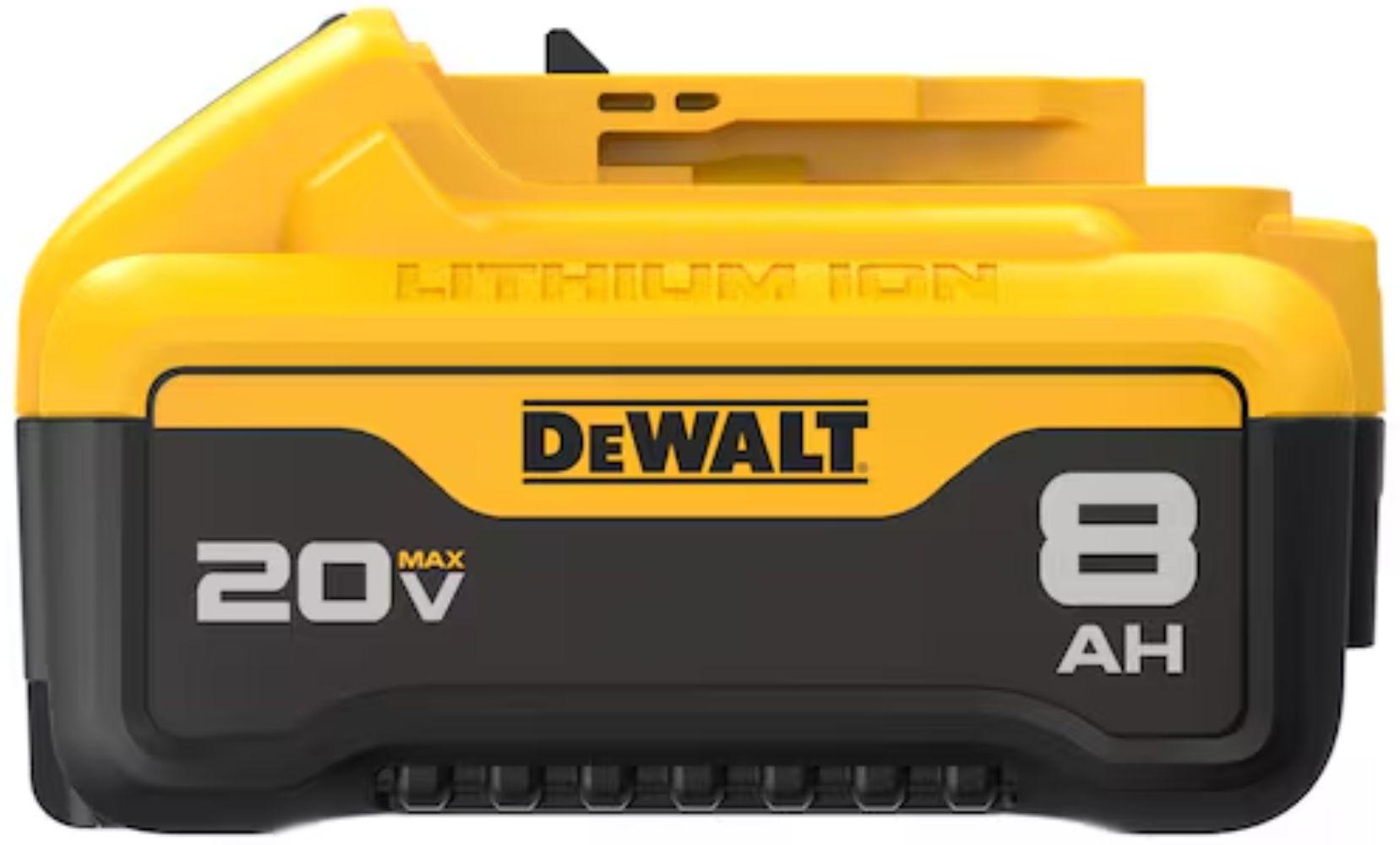Dewalt DCB208R 20V MAX* 8Ah Battery - Yellow/Black