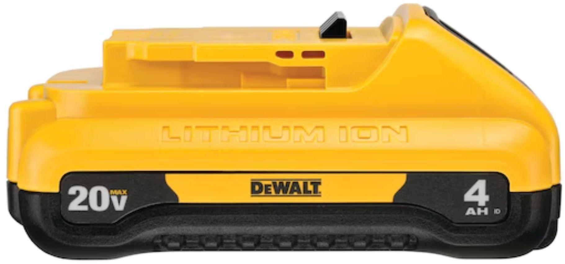 Dewalt DCB240-2R 20V MAX Compact 4.0 AH Battery (2-Pack) - Yellow/Black