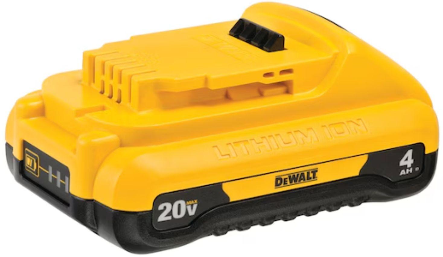 Dewalt DCB240-2R 20V MAX Compact 4.0 AH Battery (2-Pack) - Yellow/Black