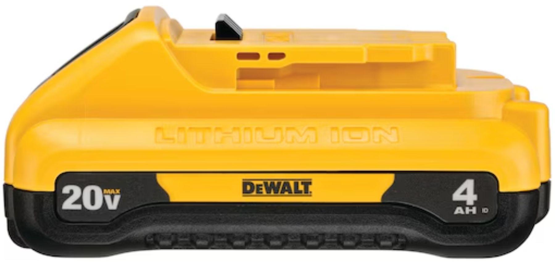 Dewalt DCB240-2R 20V MAX Compact 4.0 AH Battery (2-Pack) - Yellow/Black