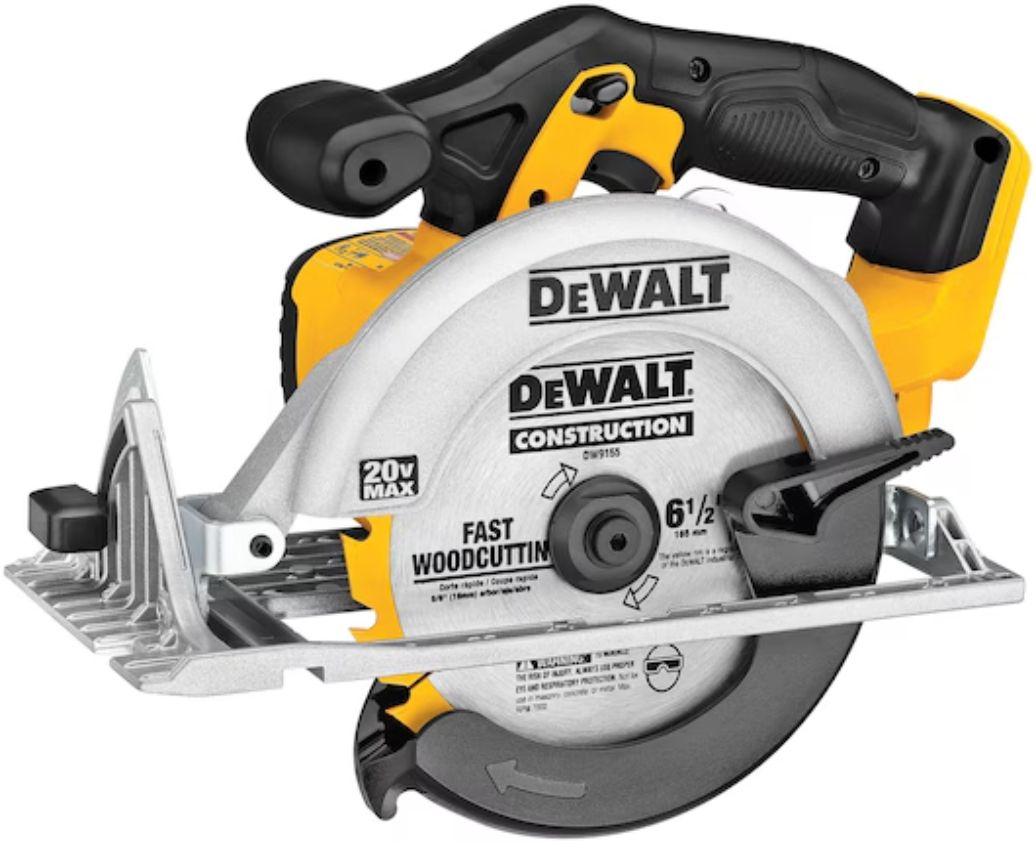 Dewalt  DCS391BR 20V MAX* 6-1/2 in. Circular Saw (Tool Only) - Yellow - Excellent