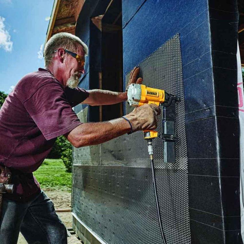 Dewalt DW451S2-R 16 GA Wide Crown Lathing Stapler - Yellow