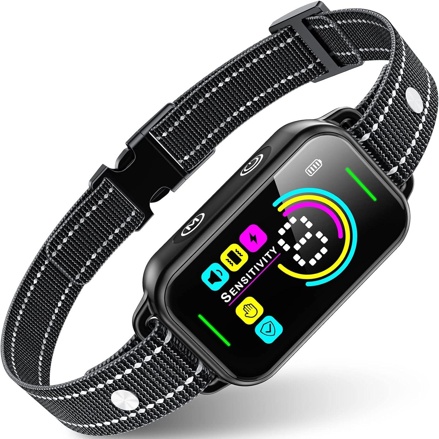 Dinjoo  Smart Bark Training Collar with Beep - Black - Excellent