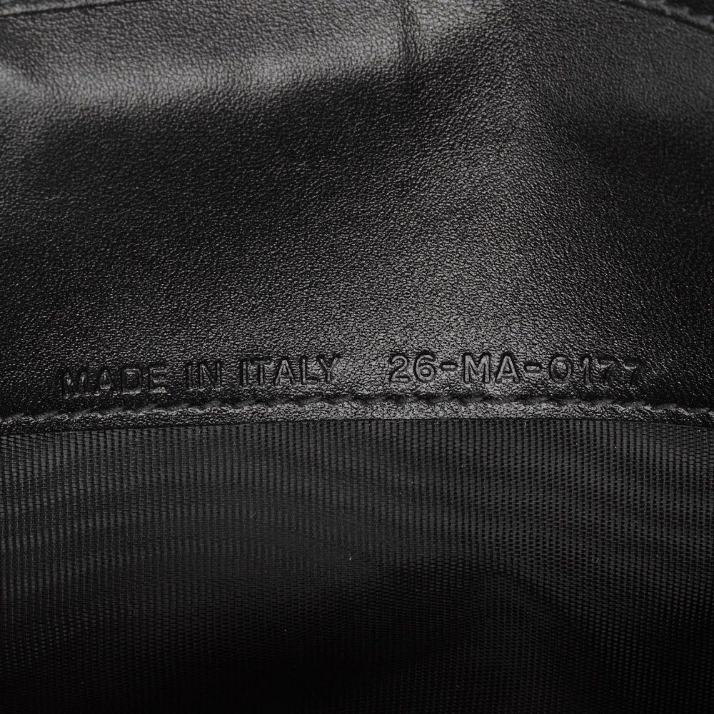 Dior Calfskin Diorama Wallet on Chain Clutch - Calfskin - Black