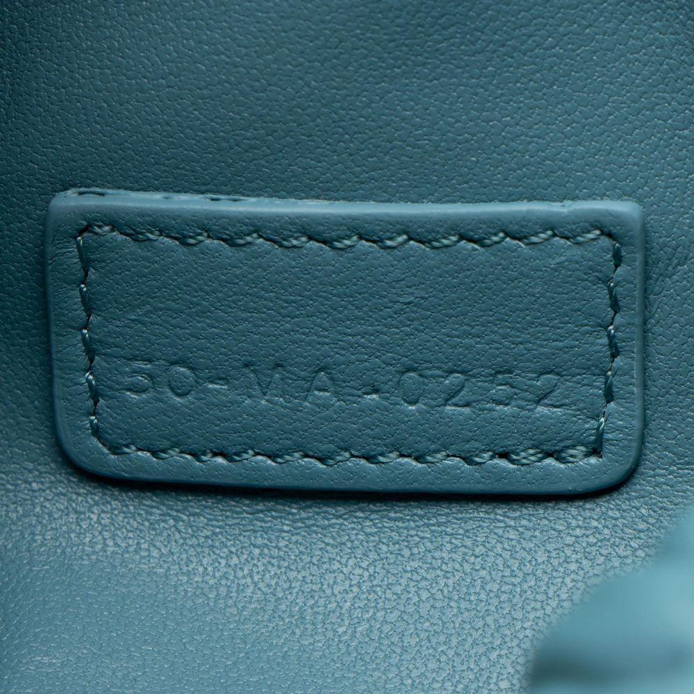 Dior Calfskin Diortravel Nomad Small Pouch - Calfskin - Blue