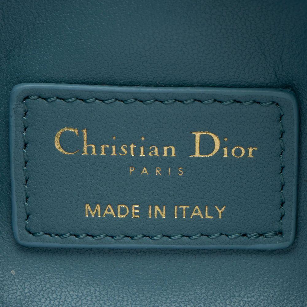 Dior Calfskin Diortravel Nomad Small Pouch - Calfskin - Blue