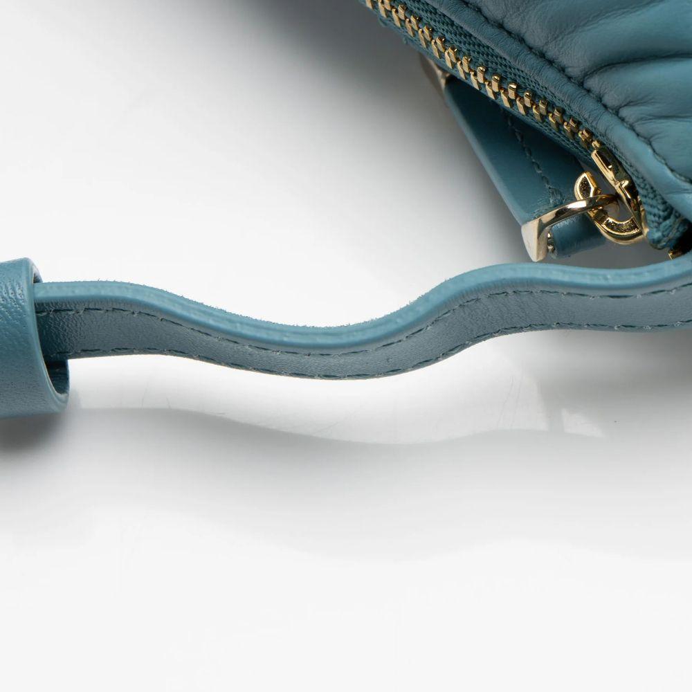 Dior Calfskin Diortravel Nomad Small Pouch - Calfskin - Blue