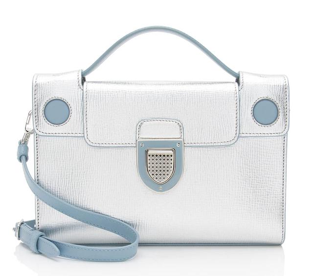 Dior Metallic Calfskin Diorever Top Handle