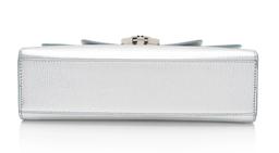 Dior Metallic Calfskin Diorever Top Handle - Calfskin - Blue/Silver