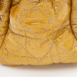 Dior Patent Leather New Lock Flap Bag - Leather - Yellow